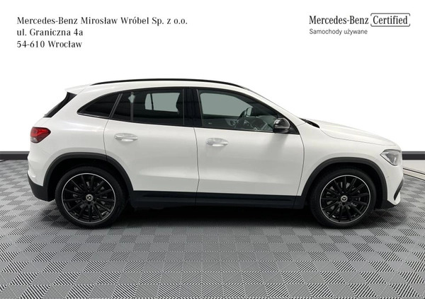 Mercedes-Benz GLA cena 239900 przebieg: 23100, rok produkcji 2021 z Wrocław małe 436